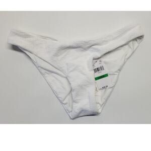 Becca Pucker Up Hipster Bikini Bottoms White Large